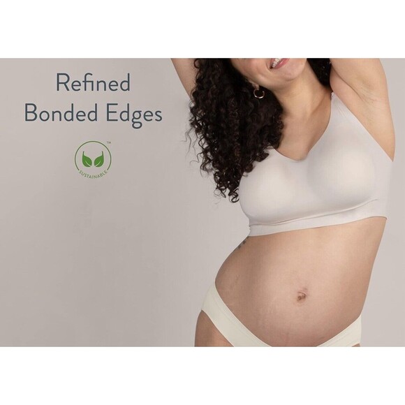 Bravado Designs Women’s Elation Nursing Bra Pullover Maternity Ivory Sz Medium - Picture 4 of 12
